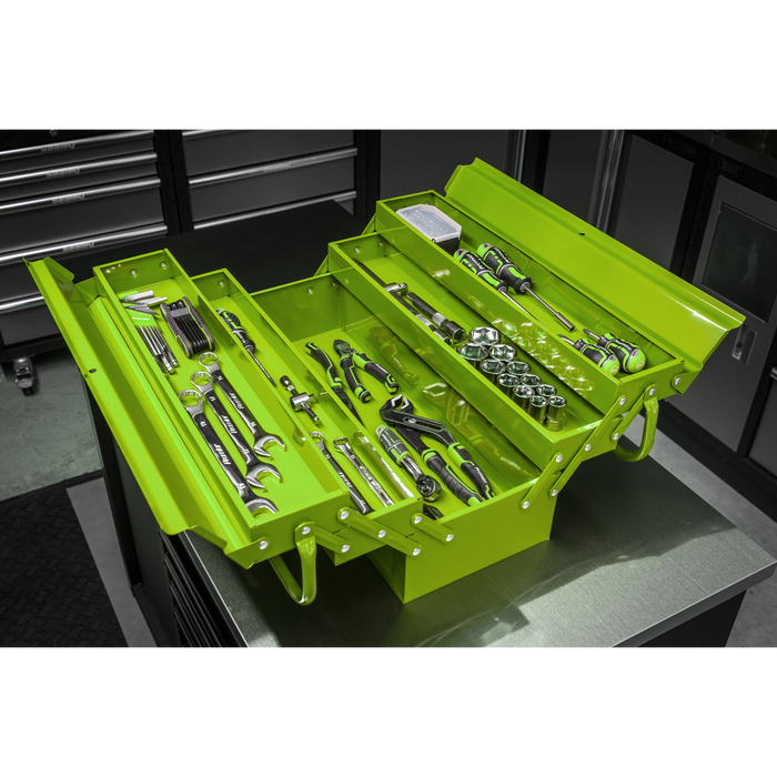 4 Tray Cantilever Toolbox 530mm - Green | AP521HV