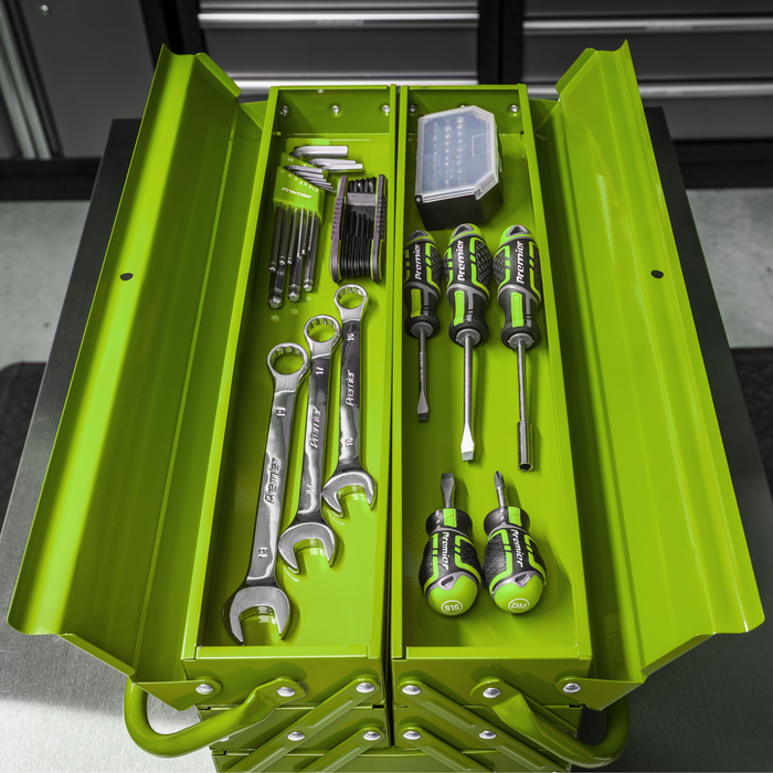 4 Tray Cantilever Toolbox 530mm - Green | AP521HV