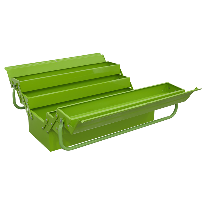 4 Tray Cantilever Toolbox 530mm - Green | AP521HV