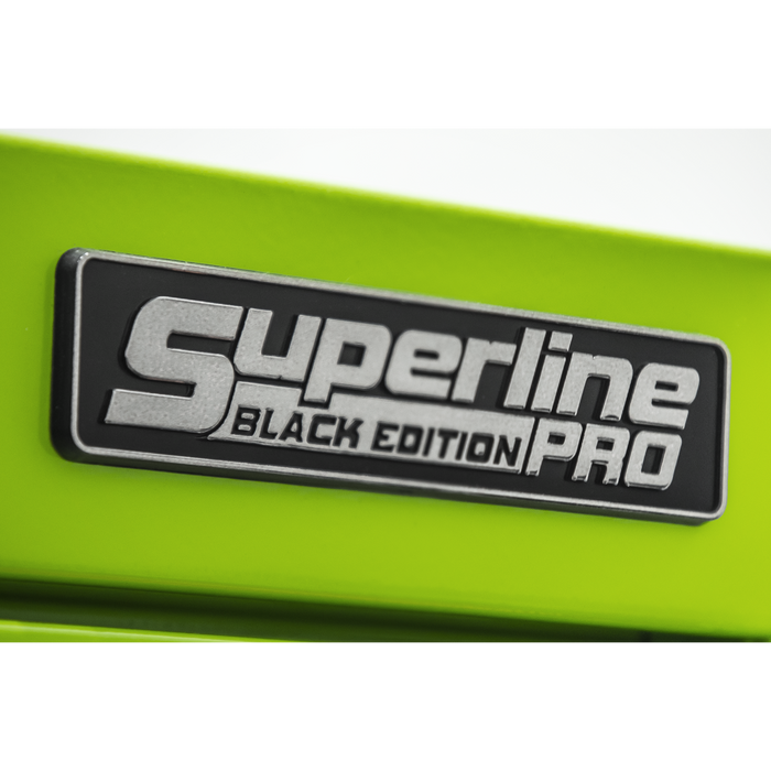 Superline PRO® Black Edition Top Hutch & 2 Drawer Riser 1549mm | AP6103BE