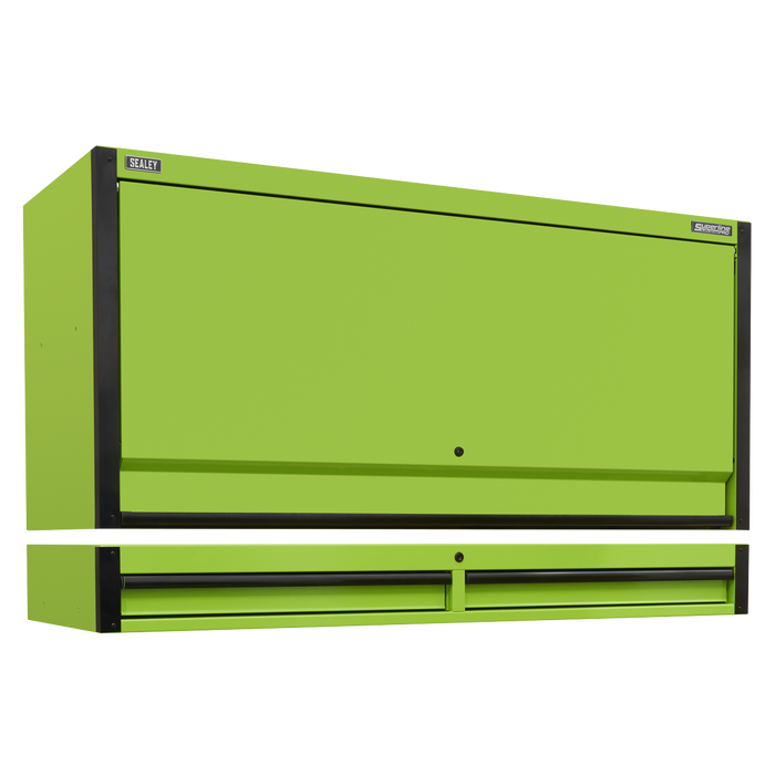 Superline PRO® Black Edition Top Hutch & 2 Drawer Riser 1549mm | AP6103BE