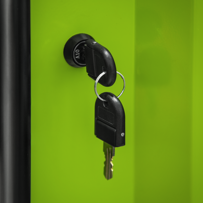 Superline PRO® Black Edition Side Locker with Castors 1864mm | AP6104BE