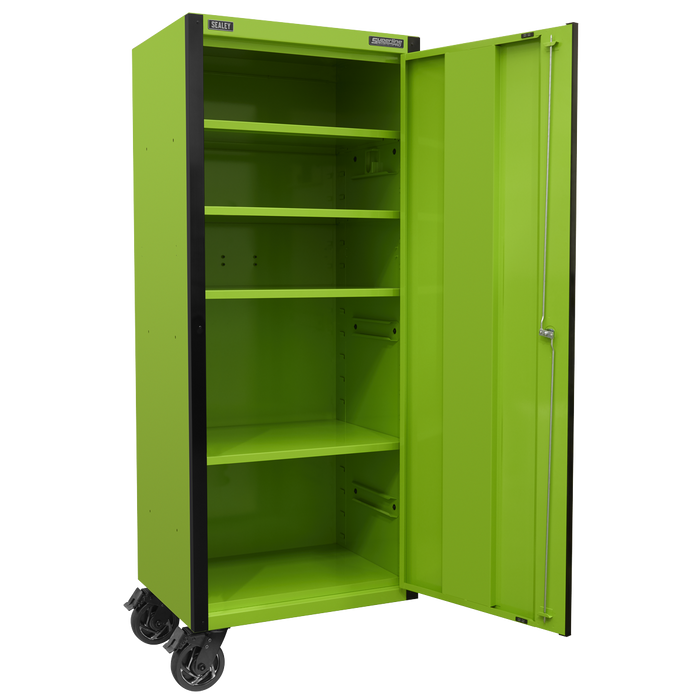 Superline PRO® Black Edition Side Locker with Castors 1864mm | AP6104BE