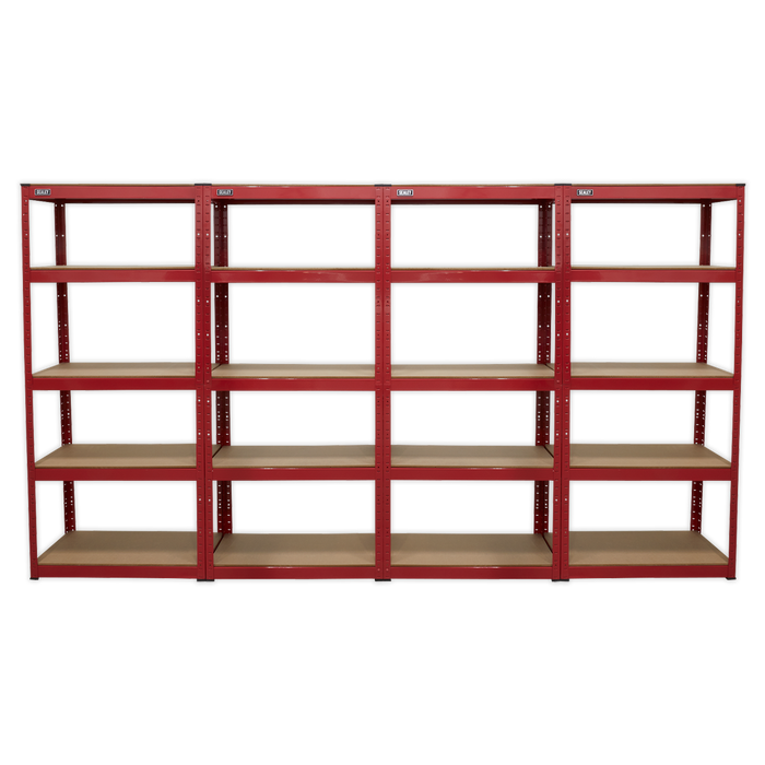 Racking Unit with 5 Shelves 150kg Capacity Per Level - Set of 4 | AP6150COMBO