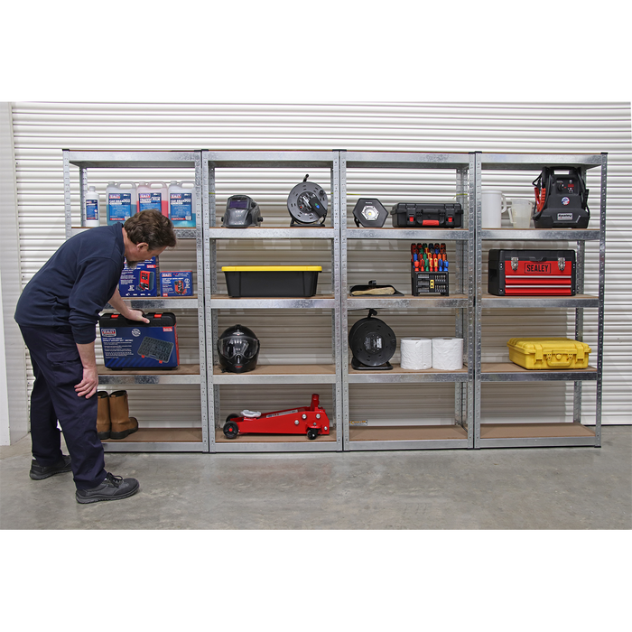 Racking Unit 5 Shelf 150kg Capacity Per Level - Set of 4 | AP6150GSCOMBO