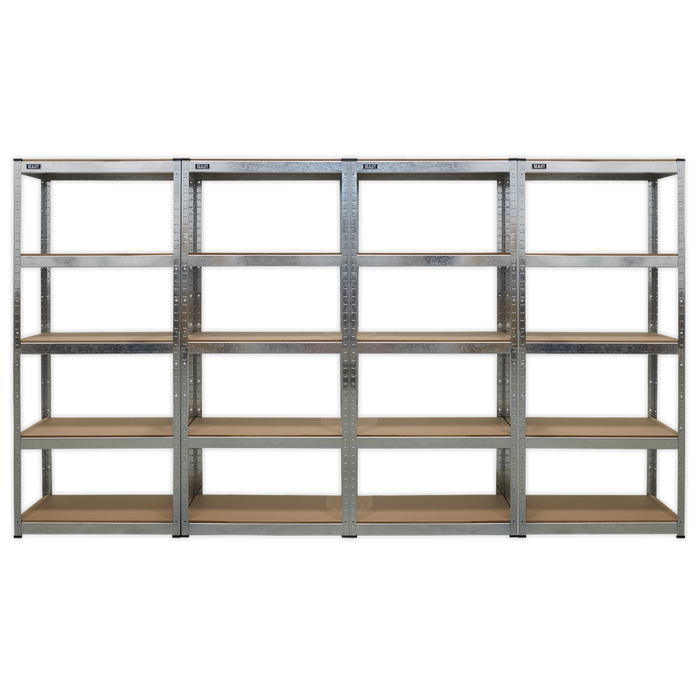 Racking Unit 5 Shelf 150kg Capacity Per Level - Set of 4 | AP6150GSCOMBO