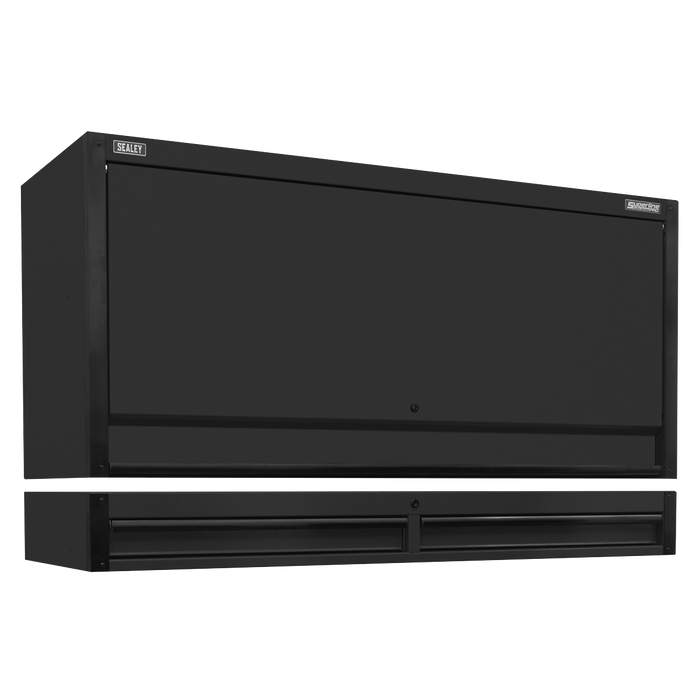 Superline PRO® Black Edition Top Hutch & 2 Drawer Riser 1549mm | AP6203BE