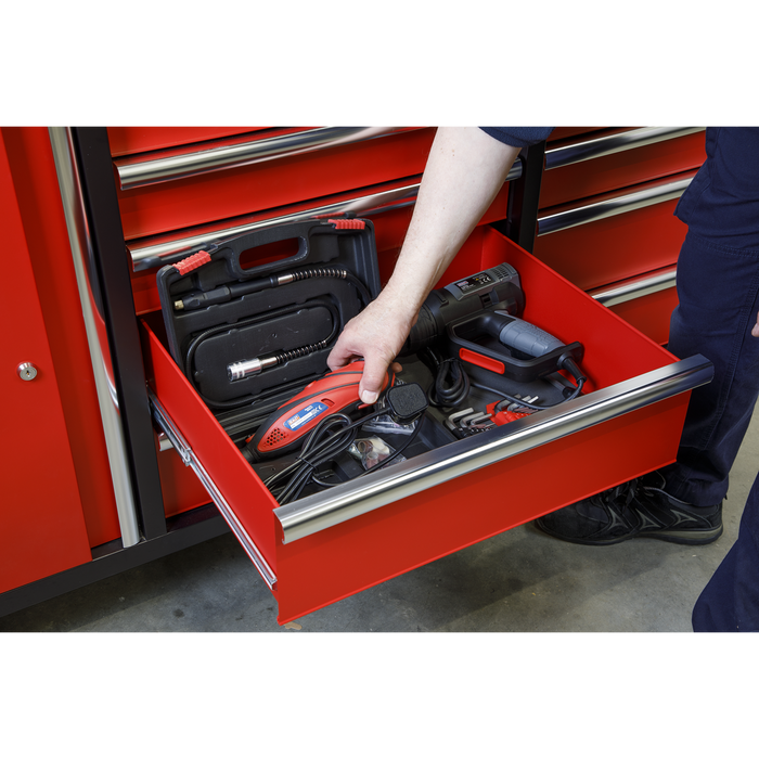 Superline PRO® Mobile Workstation with Backboard 10 Drawer | AP6310