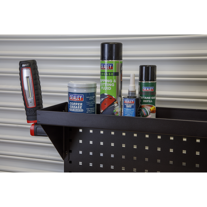Superline PRO® Mobile Workstation with Backboard 10 Drawer | AP6310