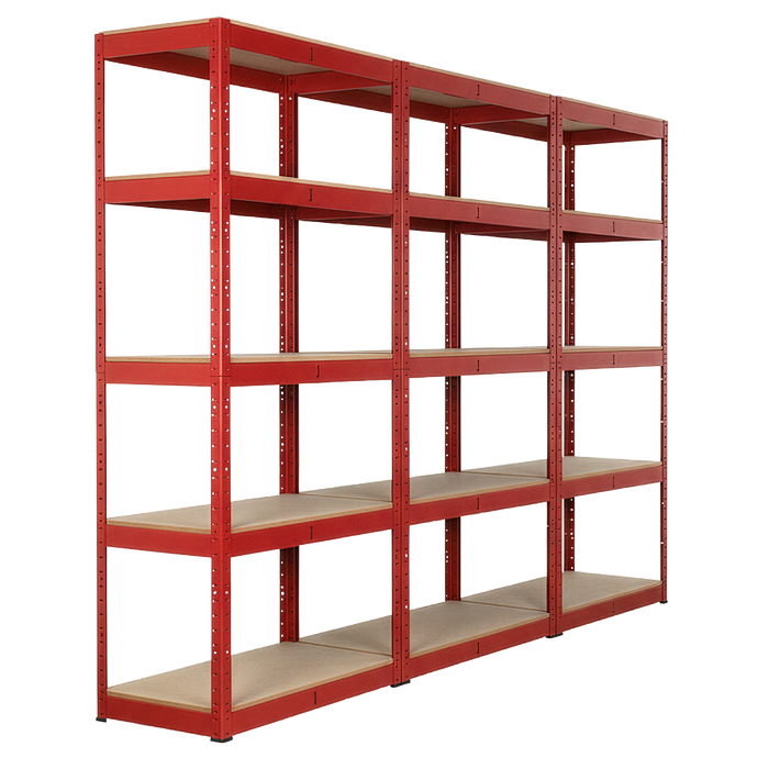 Racking Unit with 5 Shelves 350kg Capacity Per Level - Set of 3 | AP6350COMBO1