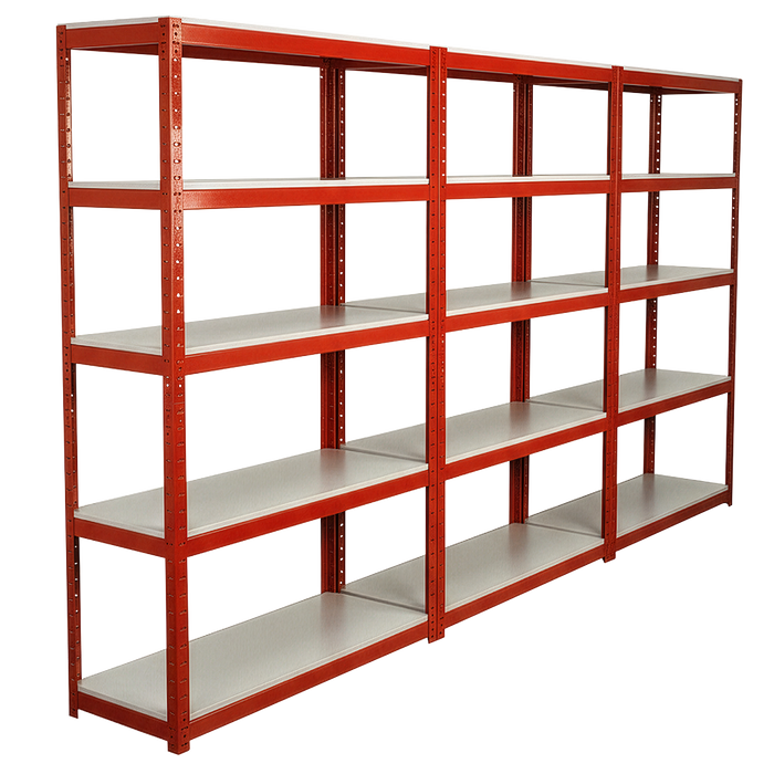 Racking Unit with 5 Shelves 500kg Capacity Per Level - Set of 3 | AP6500COMBO1