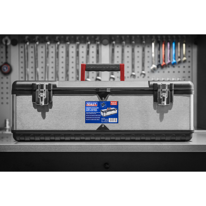 Stainless Steel Toolbox with Tote Tray 660mm | AP660S