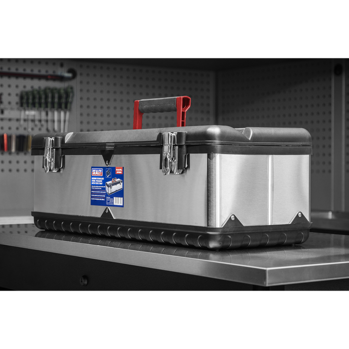 Stainless Steel Toolbox with Tote Tray 660mm | AP660S