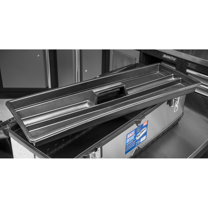 Stainless Steel Toolbox with Tote Tray 660mm | AP660S