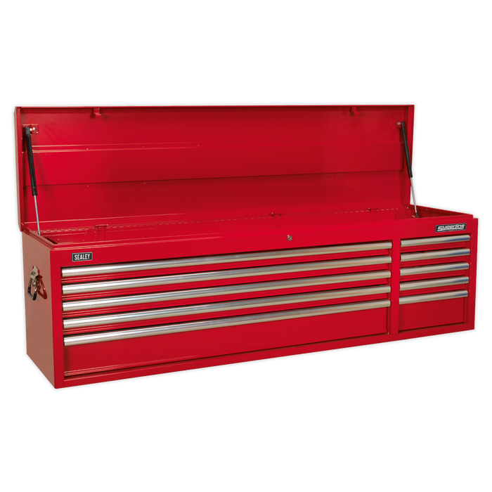 Superline PRO® Topchest 10 Drawer - Red | AP6610