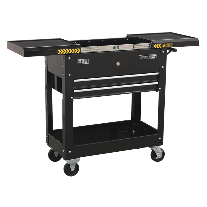 American PRO® Mobile Tool & Parts Trolley - Black | AP705MB