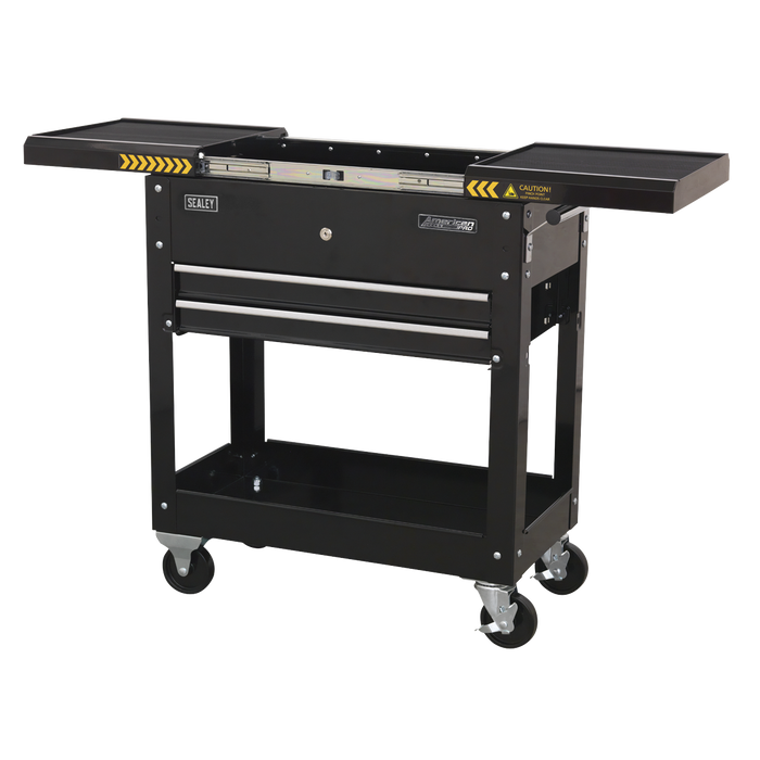 American PRO® Mobile Tool & Parts Trolley - Black | AP705MB