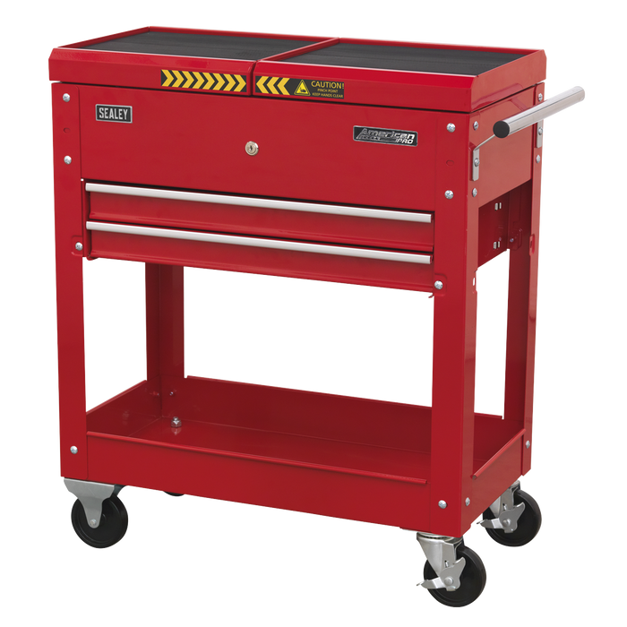 American PRO® Mobile Tool & Parts Trolley - Red | AP705M