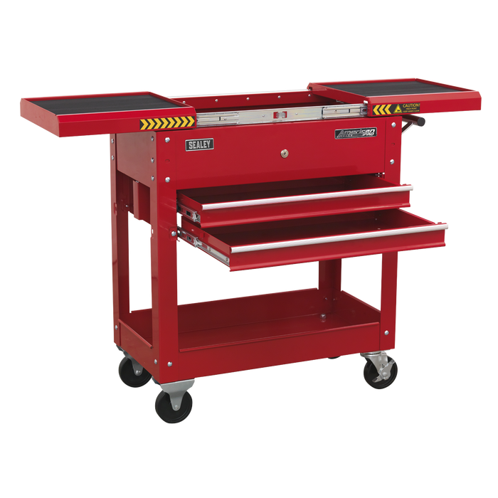 American PRO® Mobile Tool & Parts Trolley - Red | AP705M