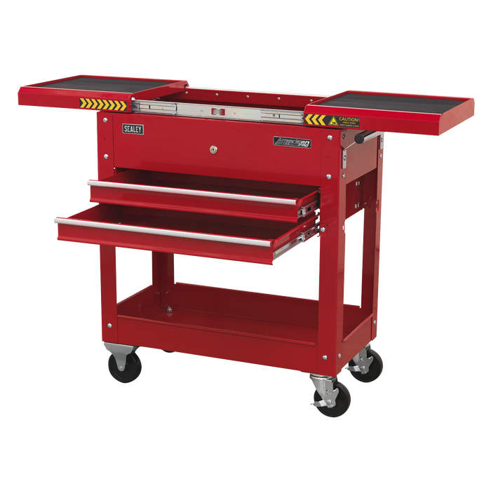 American PRO® Mobile Tool & Parts Trolley - Red | AP705M