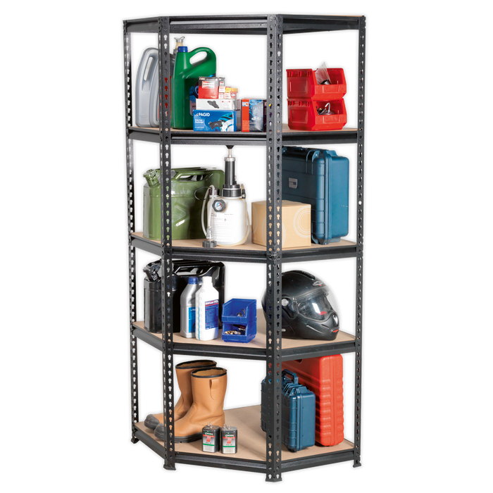 5-Level Corner Racking Unit 150kg Capacity Per Level | AP7150C