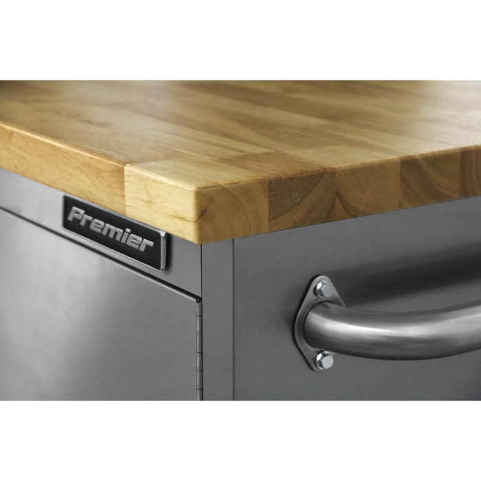 Premier™ Mobile Stainless Steel Tool Cabinet & Cupboard 10 Drawer | AP7210SS