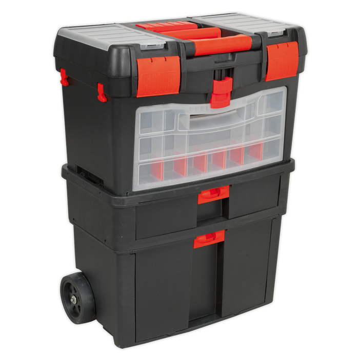 Mobile Toolbox with Tote Tray & Removable Assortment Box | AP850