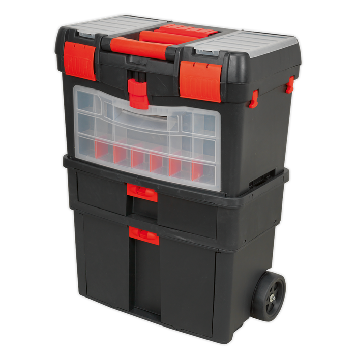 Mobile Toolbox with Tote Tray & Removable Assortment Box | AP850