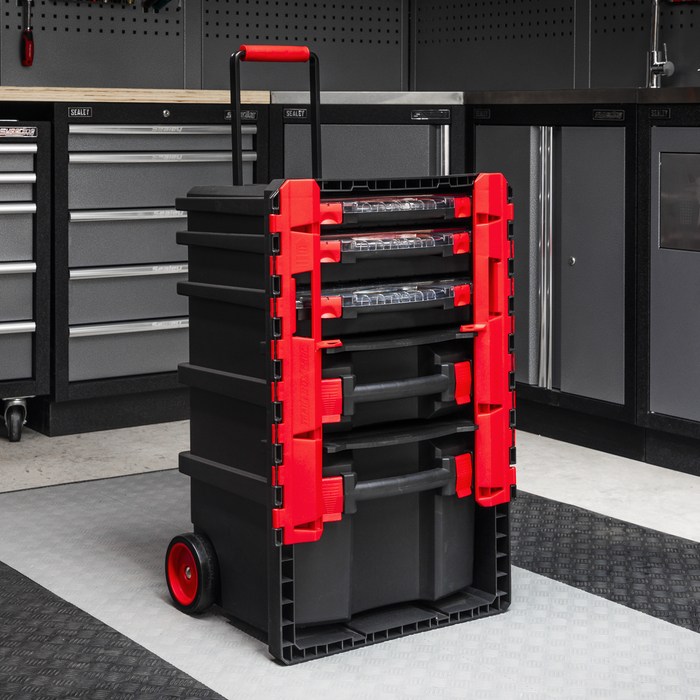 Professional Mobile Toolbox with 5 Removable Storage Cases | AP860