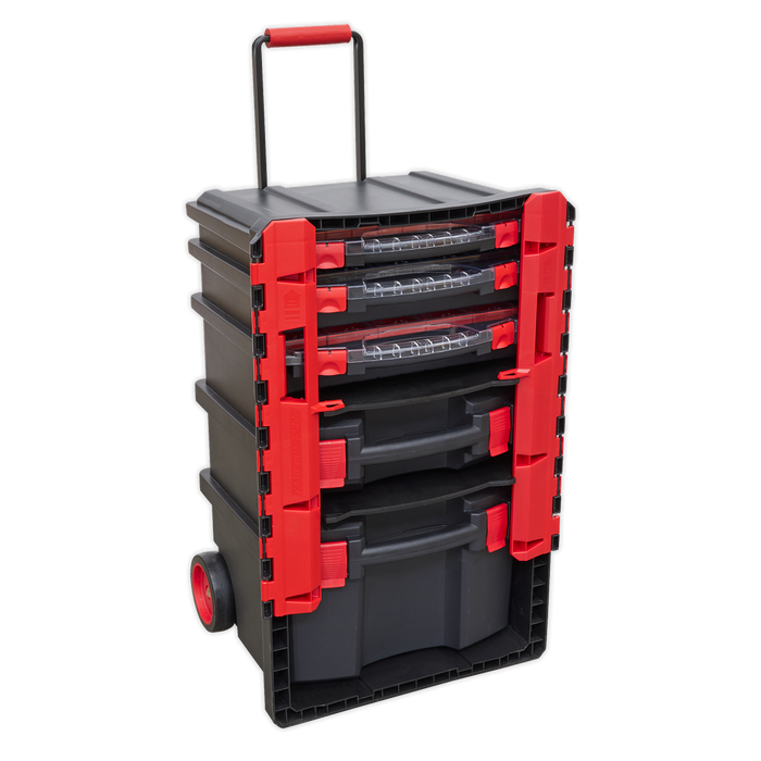 Professional Mobile Toolbox with 5 Removable Storage Cases | AP860
