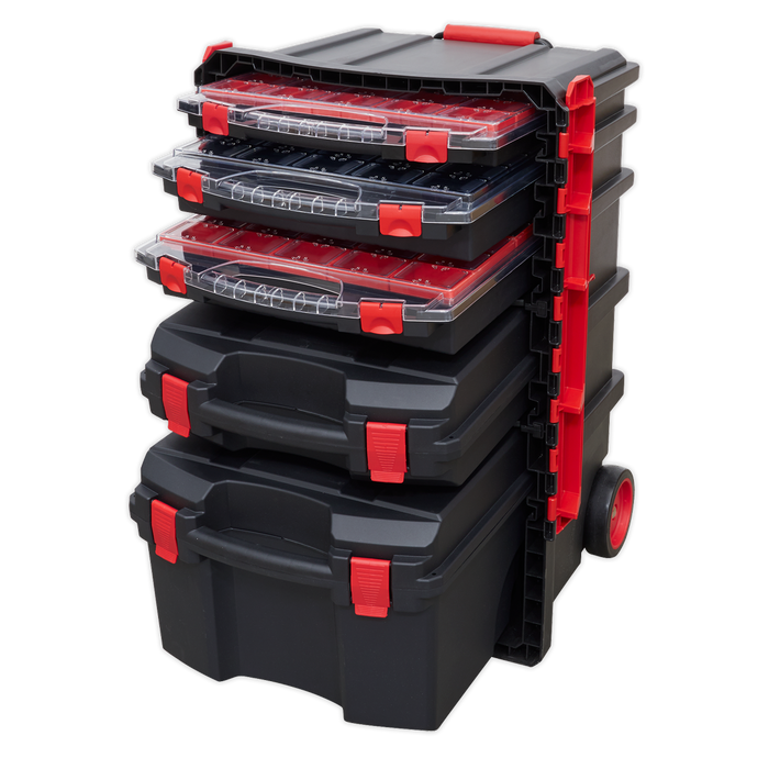Professional Mobile Toolbox with 5 Removable Storage Cases | AP860