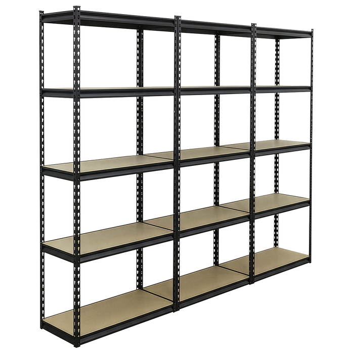 Racking Unit with 5 Shelves 340kg Capacity Per Level - Set of 3 | AP900RCOMBO1