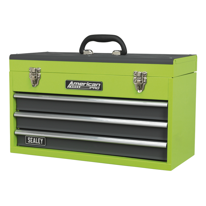 American PRO® Tool Chest 3 Drawer - Green/Grey | AP9243BBHV