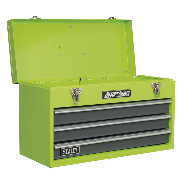 American PRO® Tool Chest 3 Drawer - Green/Grey | AP9243BBHV