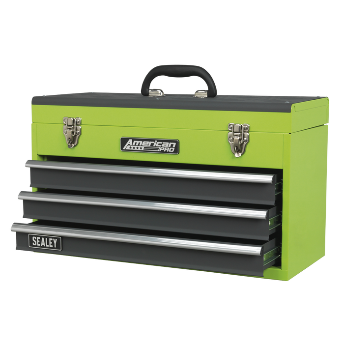 American PRO® Tool Chest 3 Drawer - Green/Grey | AP9243BBHV