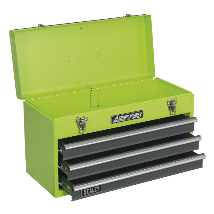 American PRO® Tool Chest 3 Drawer - Green/Grey | AP9243BBHV