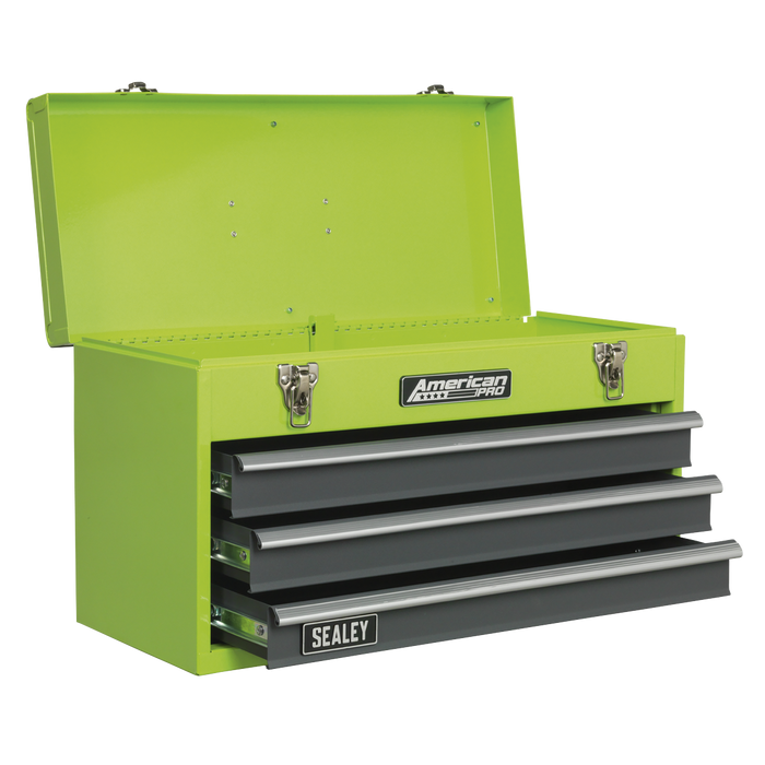 American PRO® Tool Chest 3 Drawer - Green/Grey | AP9243BBHV