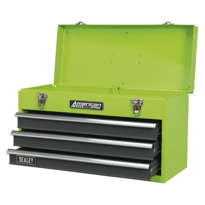 American PRO® Tool Chest 3 Drawer - Green/Grey | AP9243BBHV
