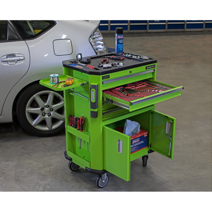 Superline PRO® Tool Trolley with 4 Drawers & 2 Door Cupboard | AP980MTHV