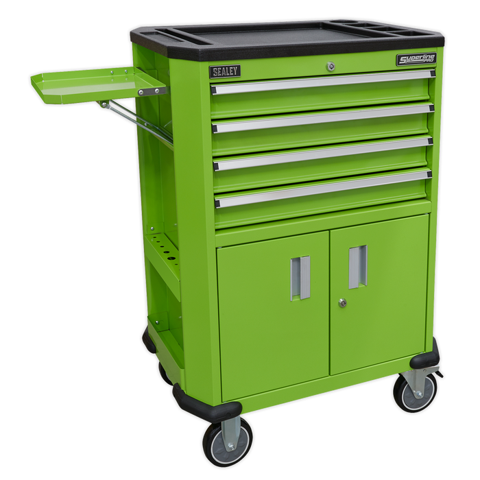 Superline PRO® Tool Trolley with 4 Drawers & 2 Door Cupboard | AP980MTHV