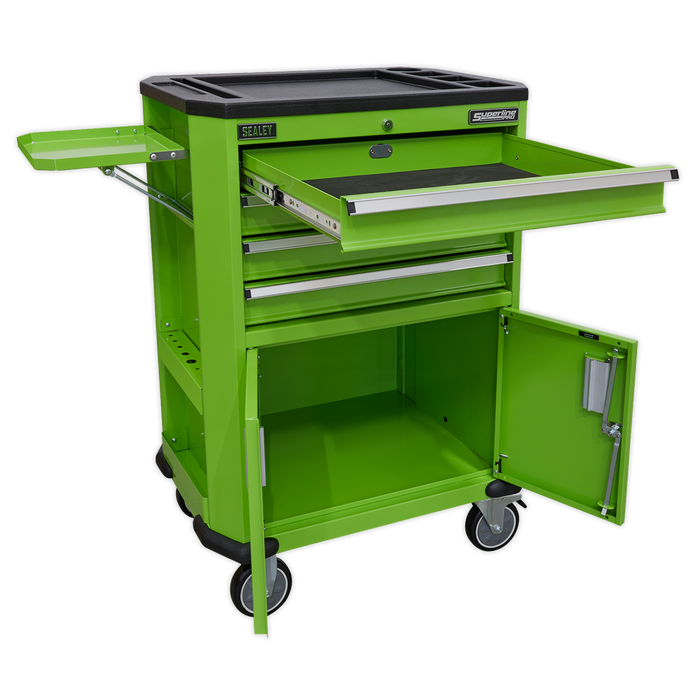Superline PRO® Tool Trolley with 4 Drawers & 2 Door Cupboard | AP980MTHV