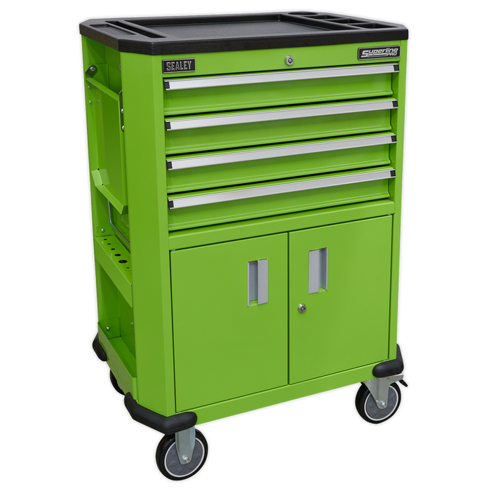 Superline PRO® Tool Trolley with 4 Drawers & 2 Door Cupboard | AP980MTHV