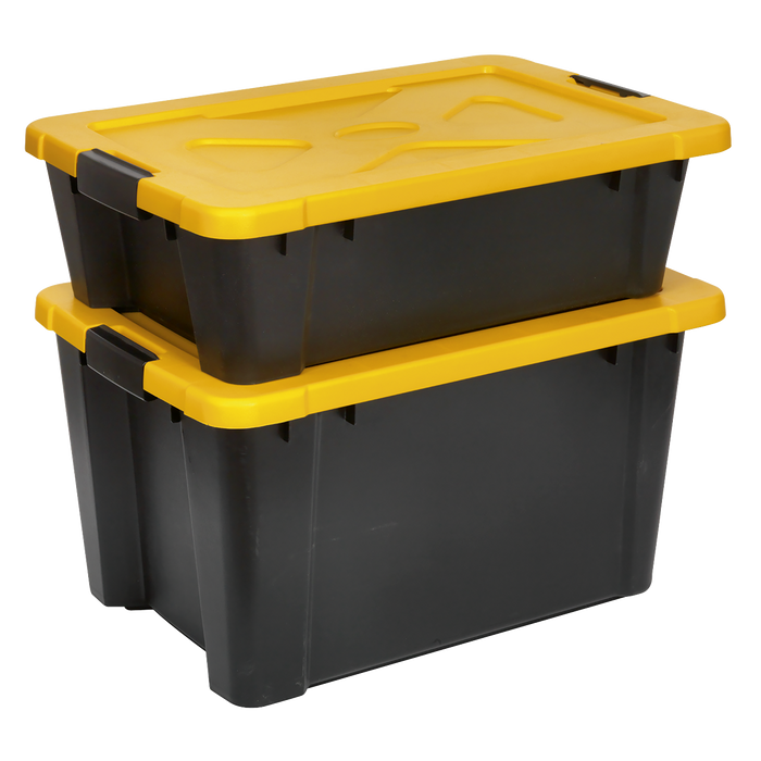 Composite Stackable Storage Box with Lid 54L | APB54