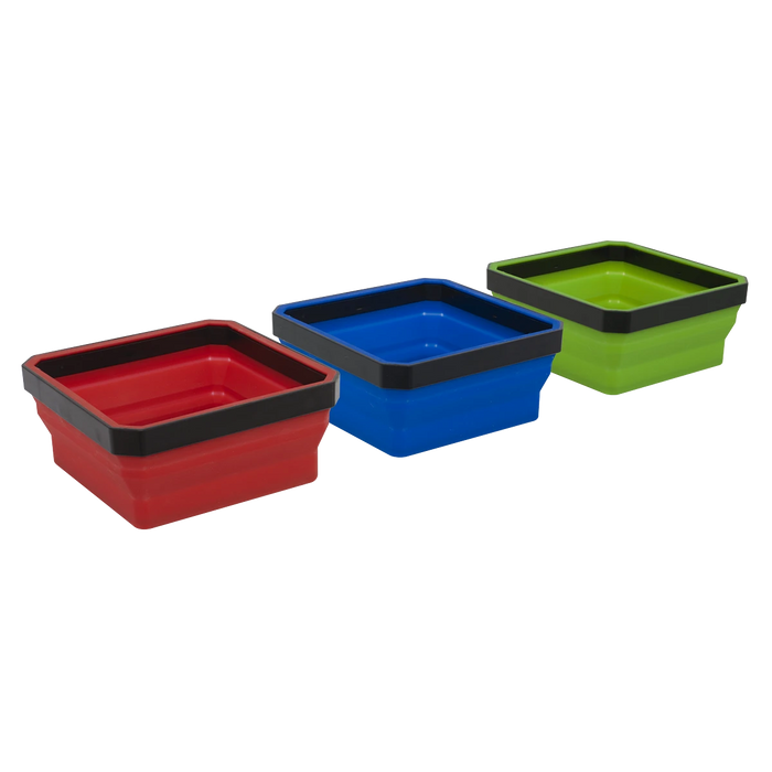 Sealey Collapsible Magnetic Parts Tray Set | APCSTS