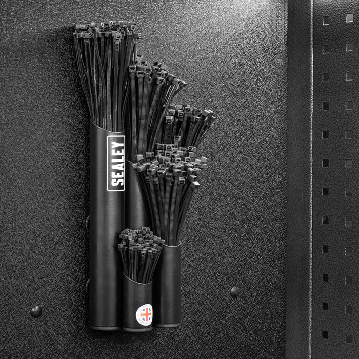 Large Magnetic Cable Tie Holder - Black | APCTHBXL