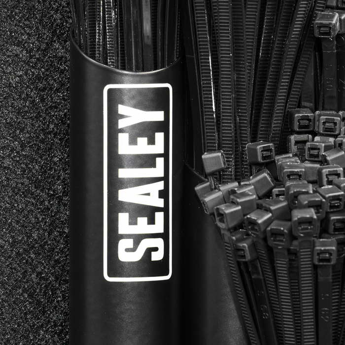 Large Magnetic Cable Tie Holder - Black | APCTHBXL