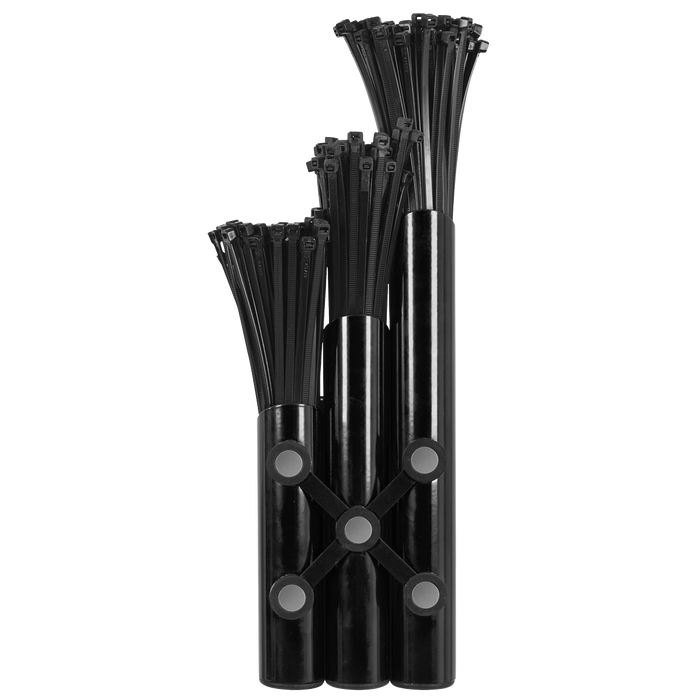 Large Magnetic Cable Tie Holder - Black | APCTHBXL