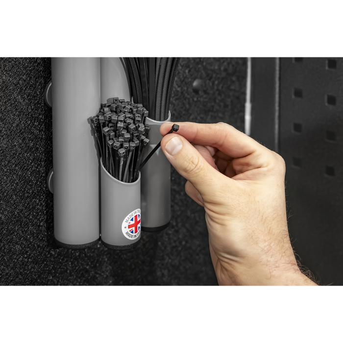 Large Magnetic Cable Tie Holder - Grey | APCTHGXL
