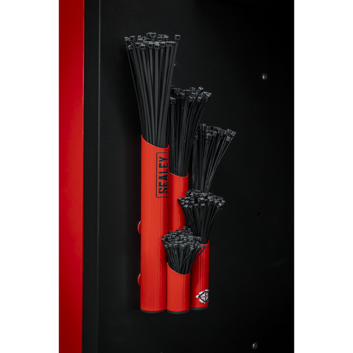 Large Magnetic Cable Tie Holder - Red | APCTHRXL