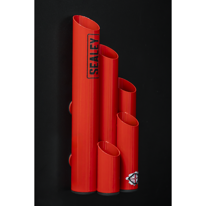 Large Magnetic Cable Tie Holder - Red | APCTHRXL